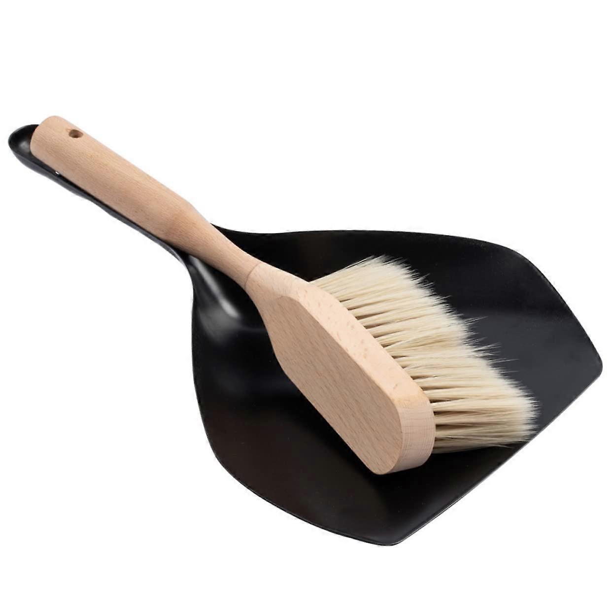 Mini Dustpan and Brush Set with Portable Broom for Home Office Desk Cleaning Durable Design