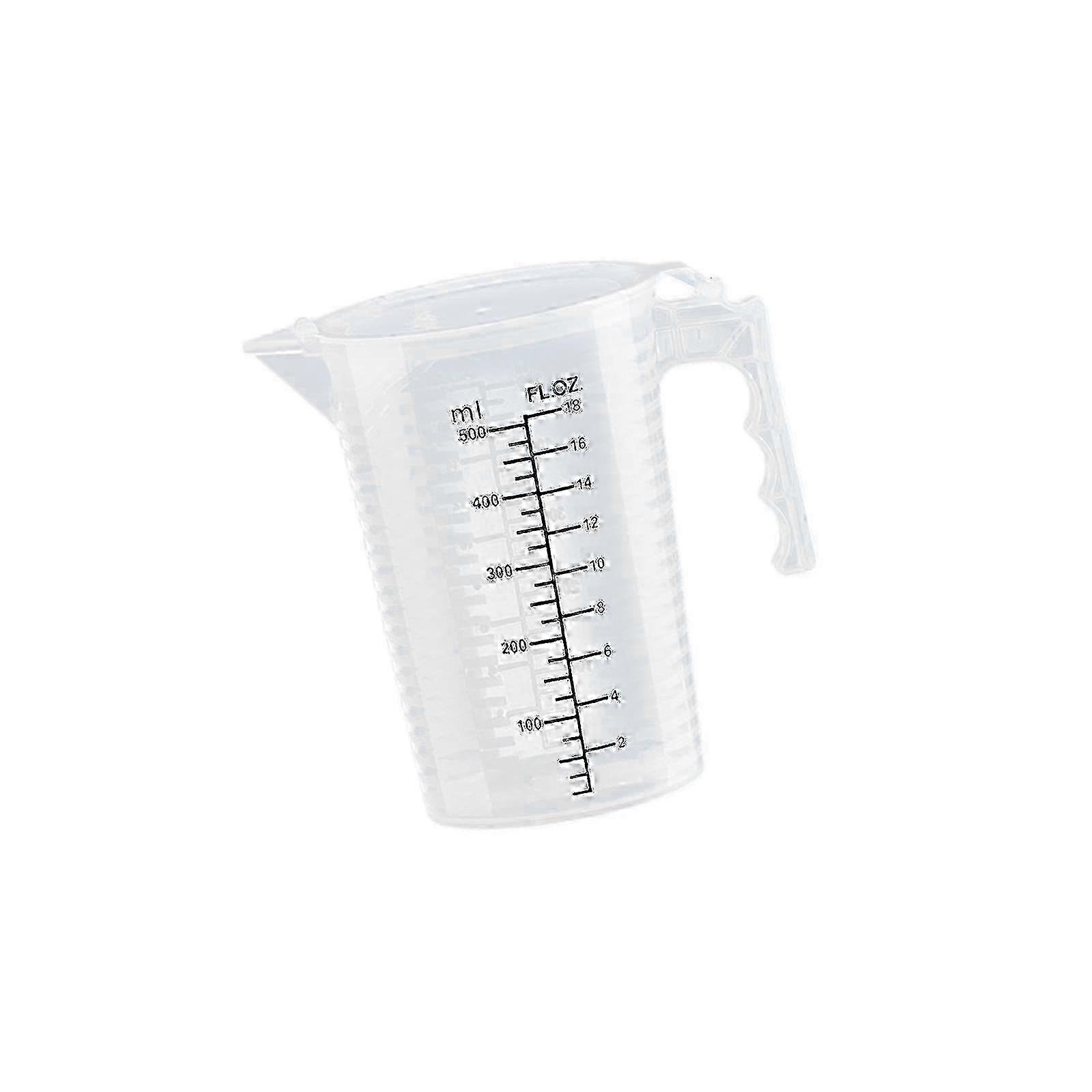 1L/2L Clear Measuring Cup with Scale, Kitchen Measuring Jug for Milk Juice Tea Beer, Portable Household Liquid Container Pitcher