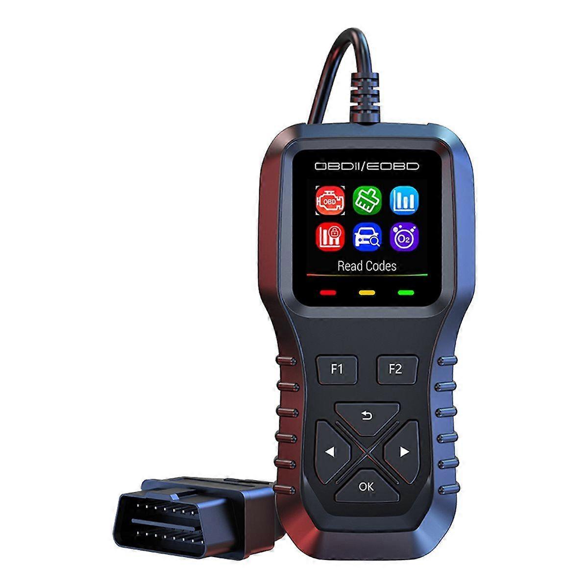 K1 OBD2 Scanner with Color Display12 Languages for Cars & Trucks Comprehensive Diagnostics