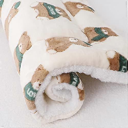 Cozy Calming Cat Blanket, Ultra Soft Flannel Pet Pad for Indoor Cats and Dogs, Warm Blanket in Multiple Sizes (I, XL-79x60cm)