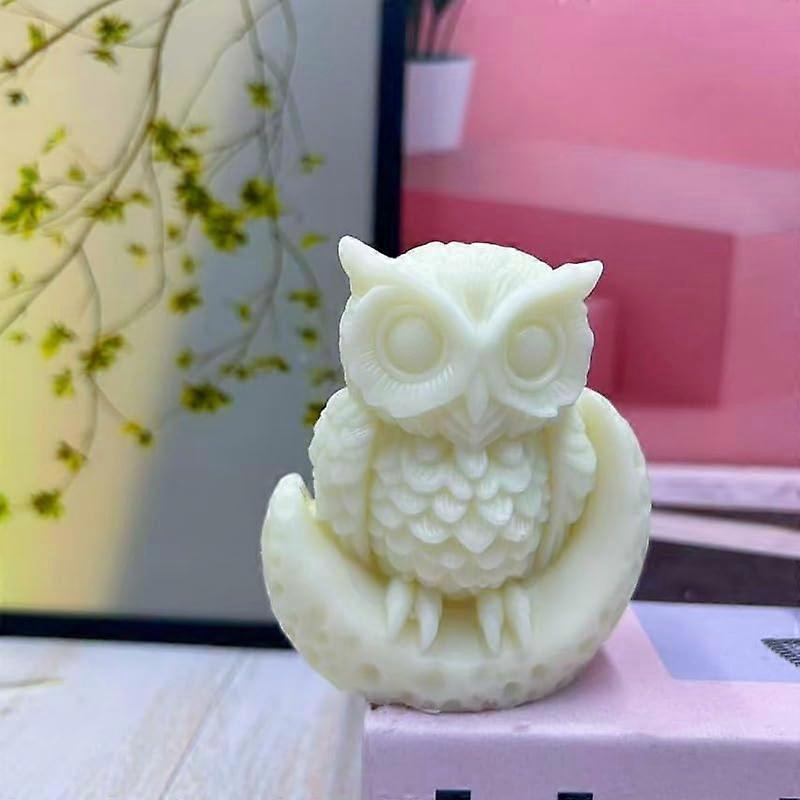 Silicone Molds for Resin Casting and Candle Making, 3D Owl and Wave Spiral Design, Easy Release