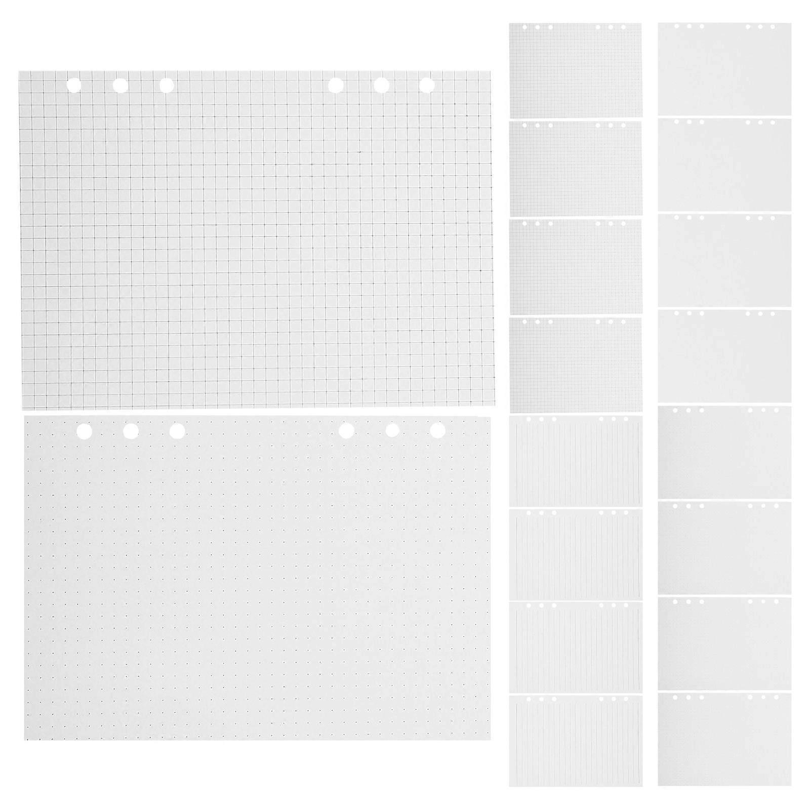 Hand Journal Inner Pages Loose Leaf Paper for 180Pcs Binder Filler Sheets
