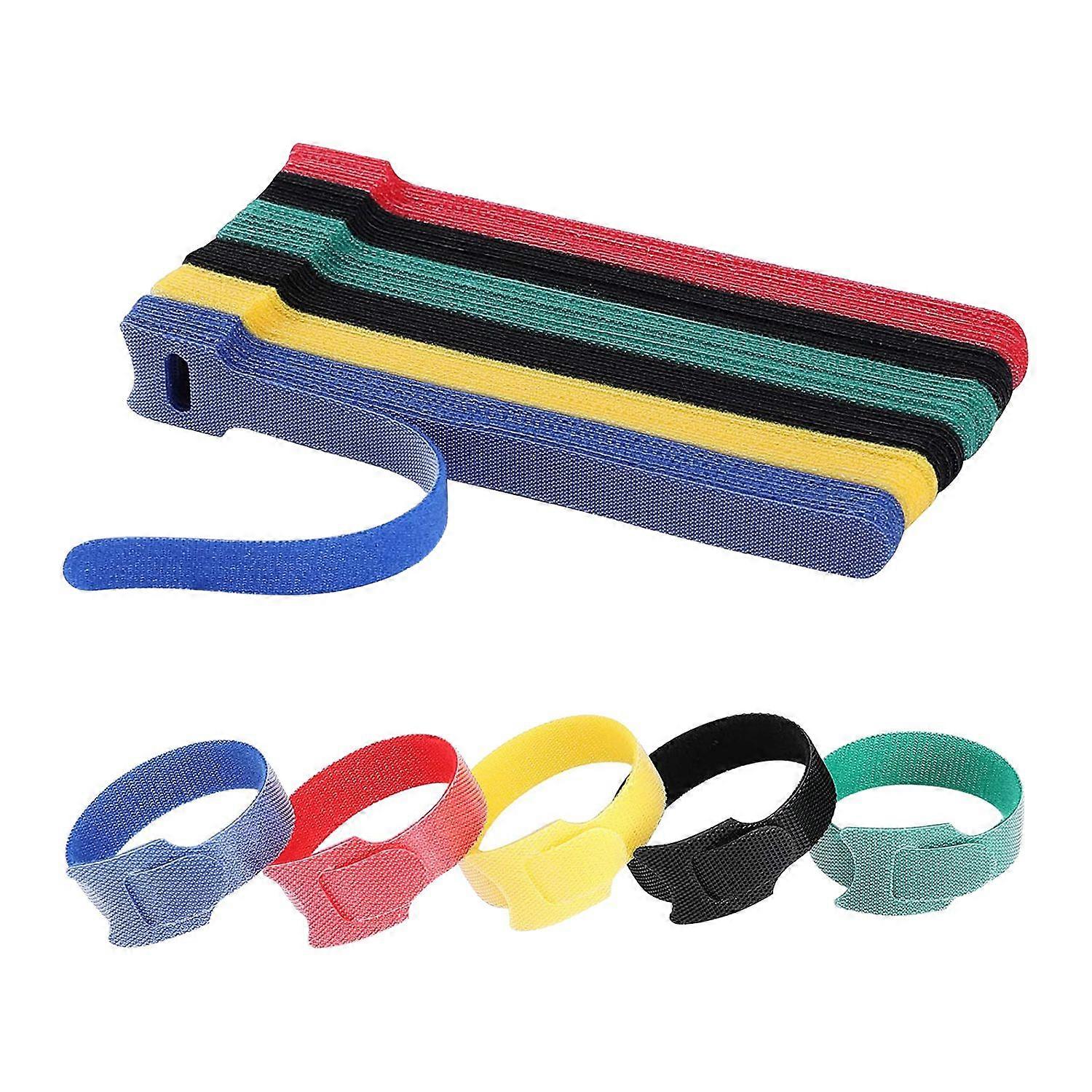 120PCS Cable Ties Reusable Cable Management Cord Organizer