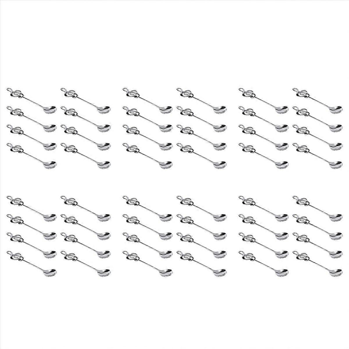 8Pcs Stirring Spoon Coffee Spoon Stainless Steel Flatware