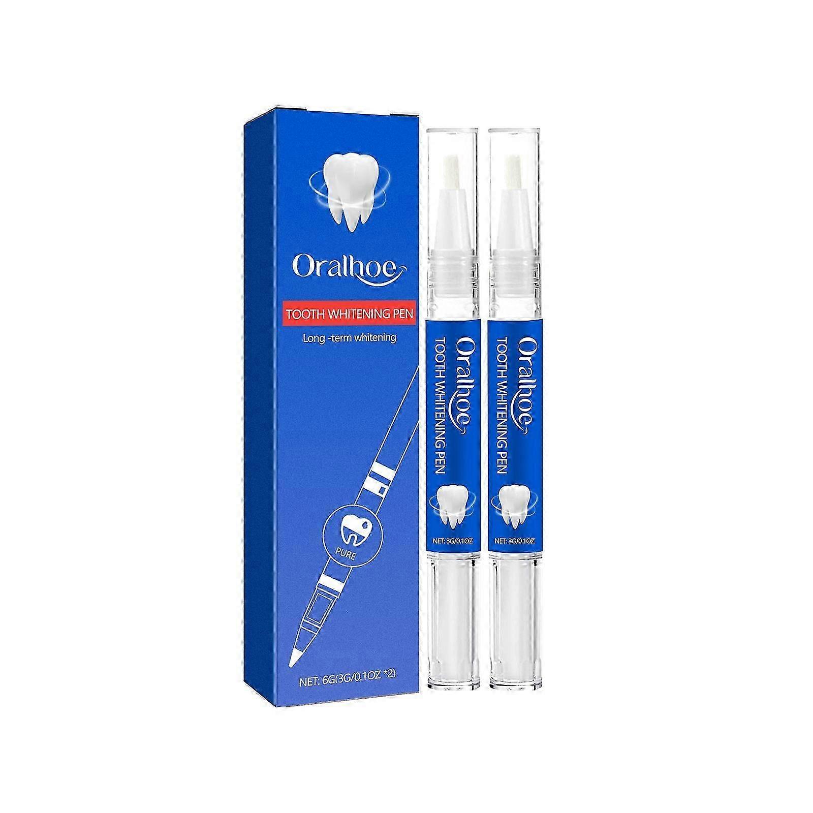 Tooth Whitening Pen contain Mint leaf extract, chamomile extract, xylitol