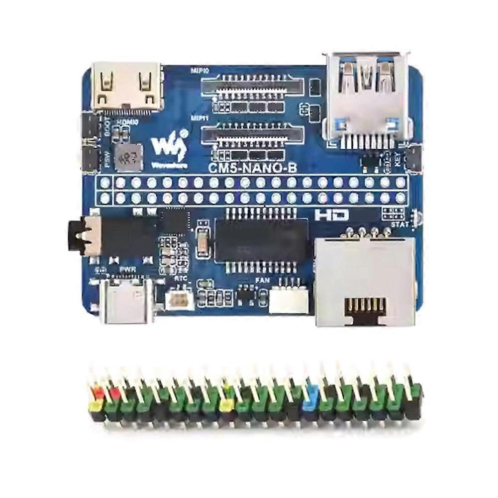 Waveshare for Raspberry Pi CM5 Mini Base IO Board NANO B Development Computing Module Expansion Board Type B CM5-NANO-B