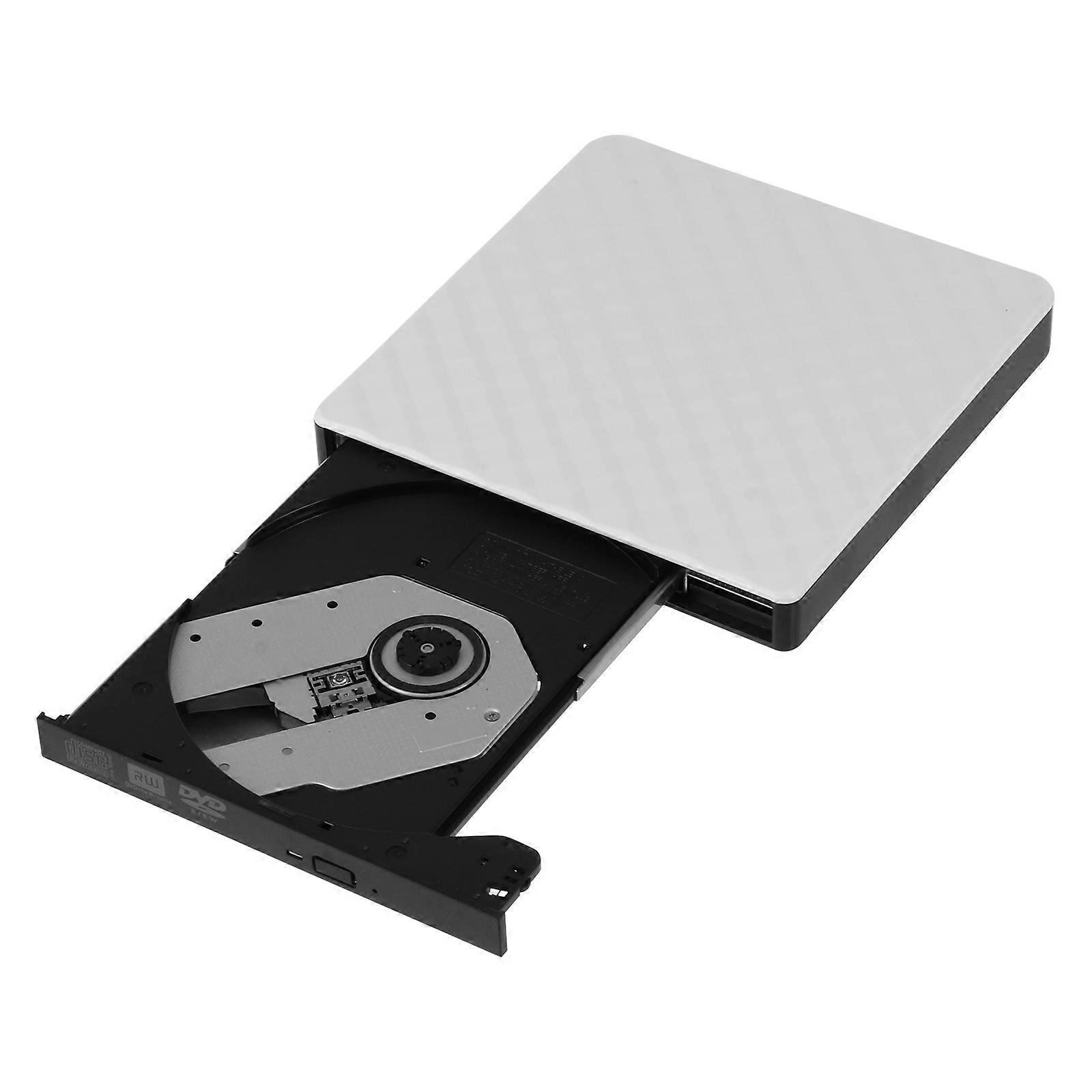 USB 3.0 External Dvd Burner for Computer 2Pcs with Ultra Slim Portable Design