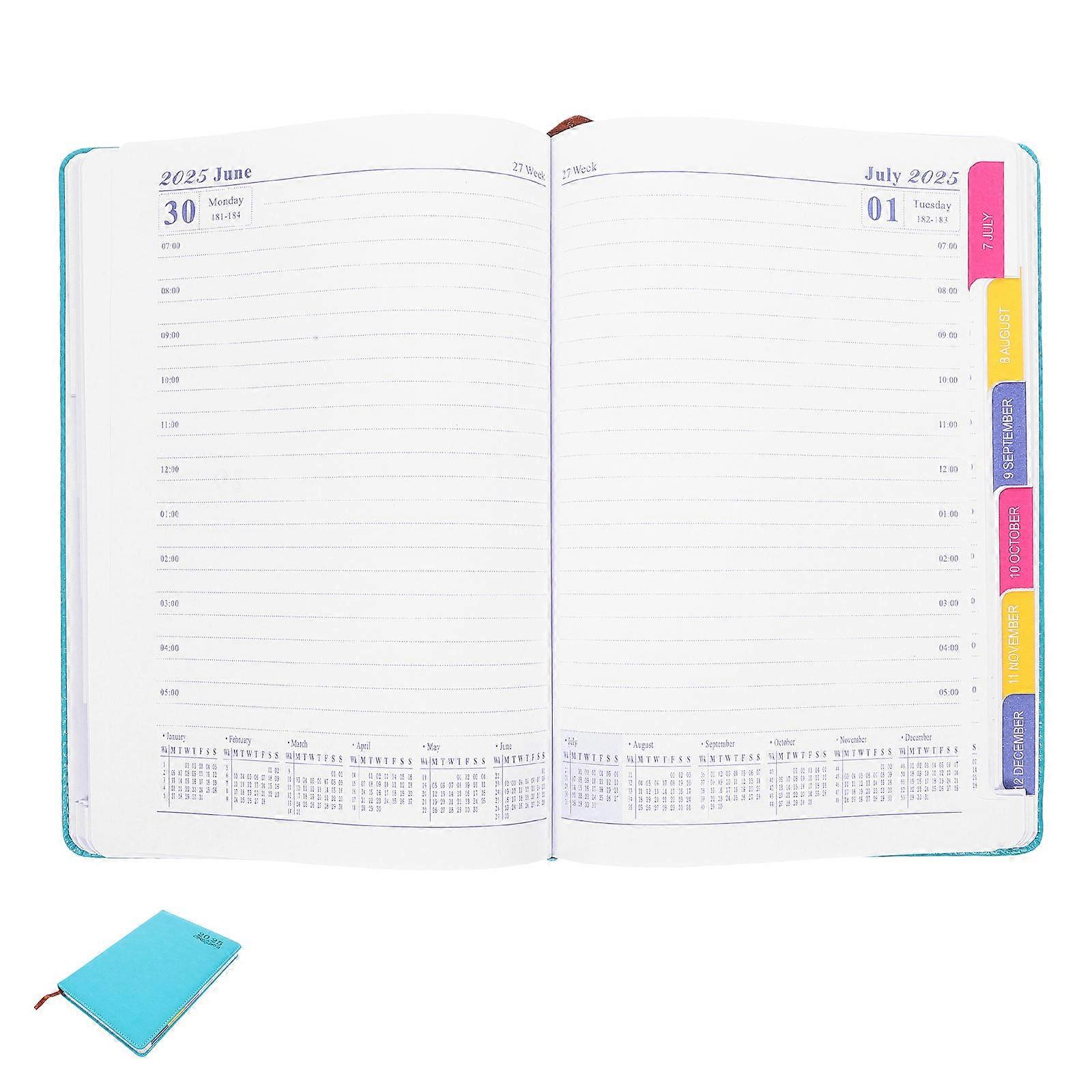 Daily Planner Office Work Planner Notepad for Writing Use Green Color