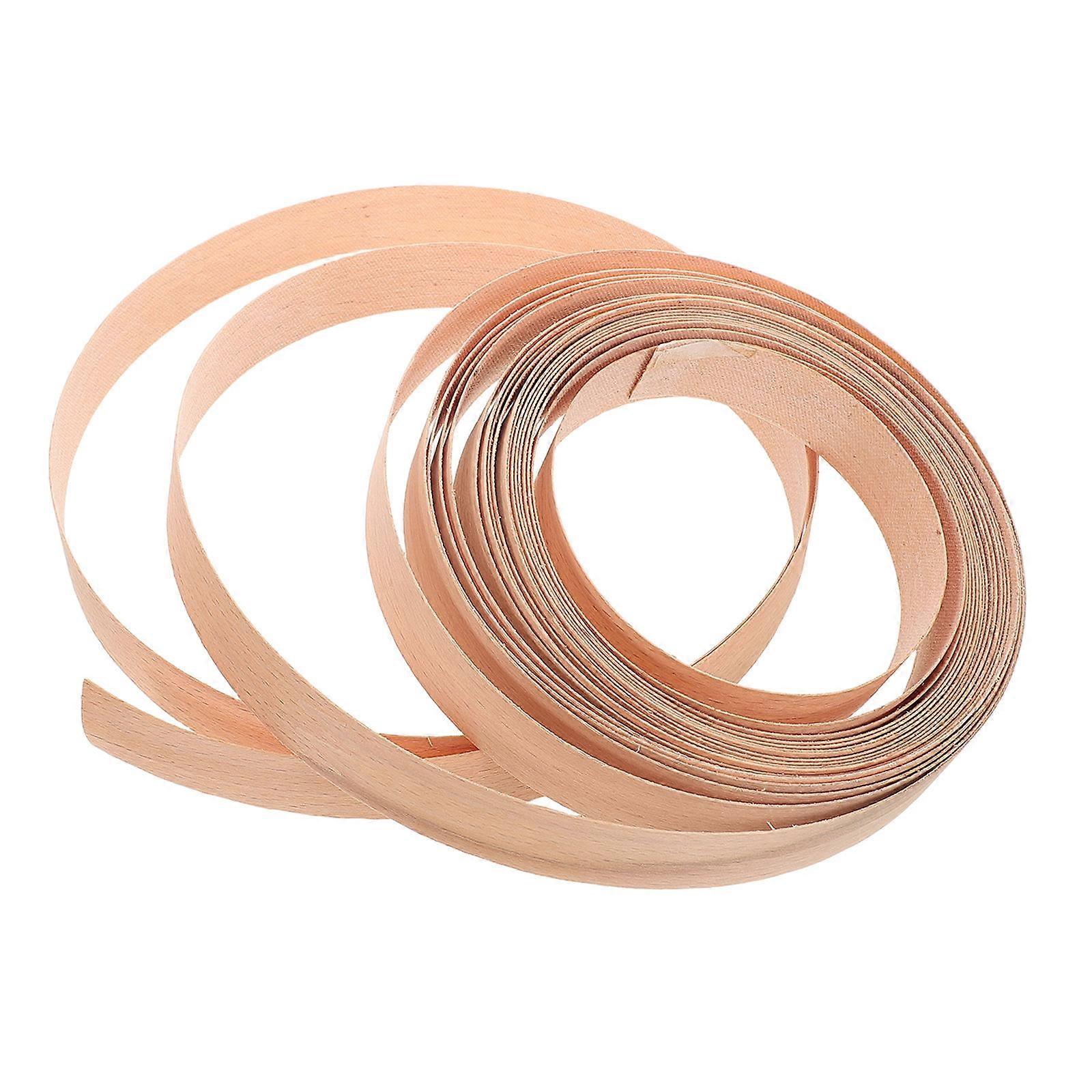 Thickened Rectangular Edge Banding Strip For Home Decoration Wood Material With Decor Enhancement Function 1 Roll