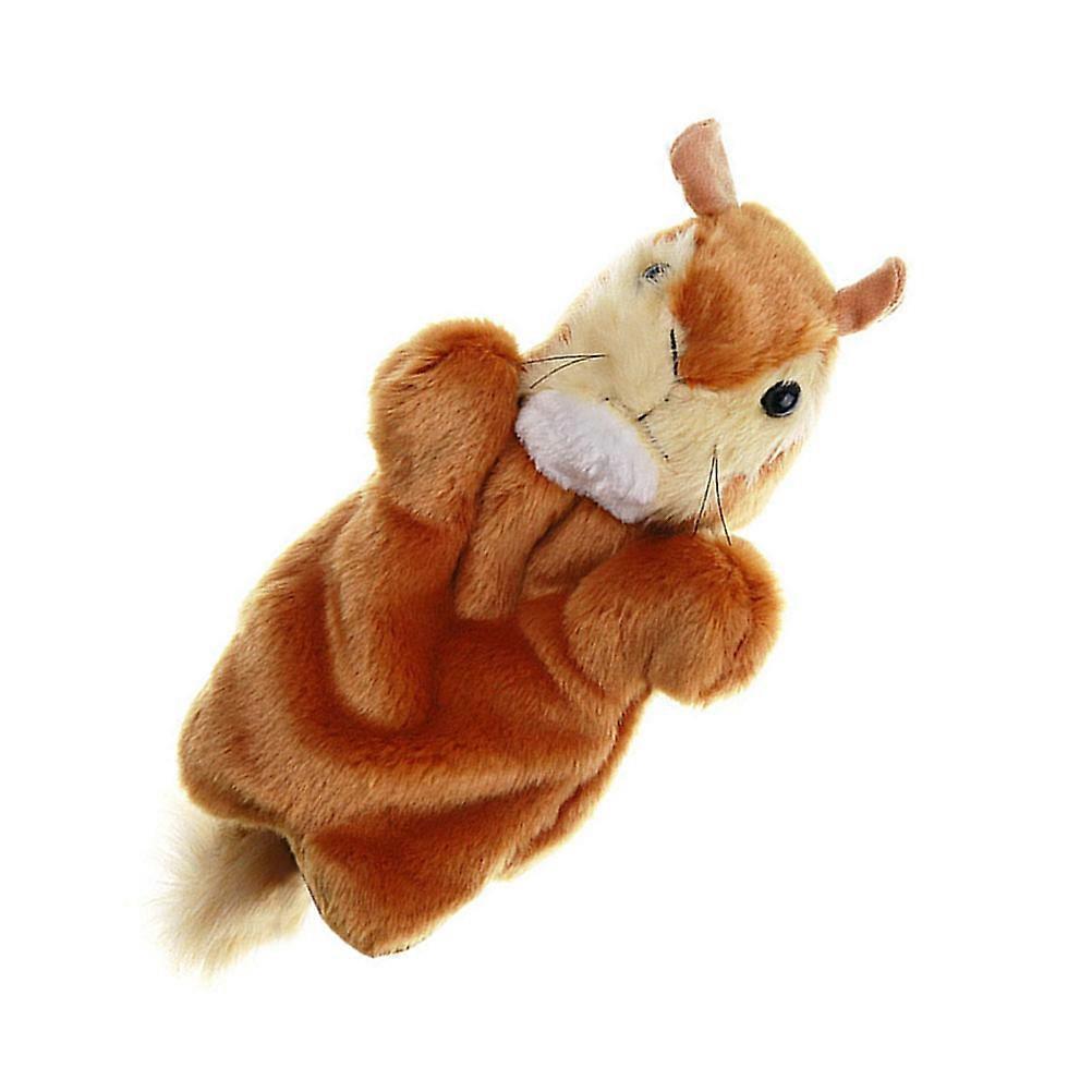 Creative Squirrel Hand Puppet Plush Toy for Kids 2Pcs