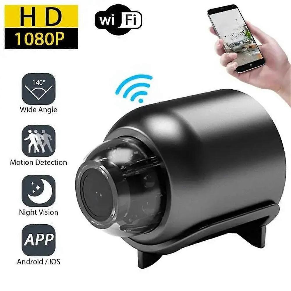 2MP HD X5 Mini WiFi Camera Included Sound Detector App Control for Home Office 140 Degrees Micro USB Baby Monitor