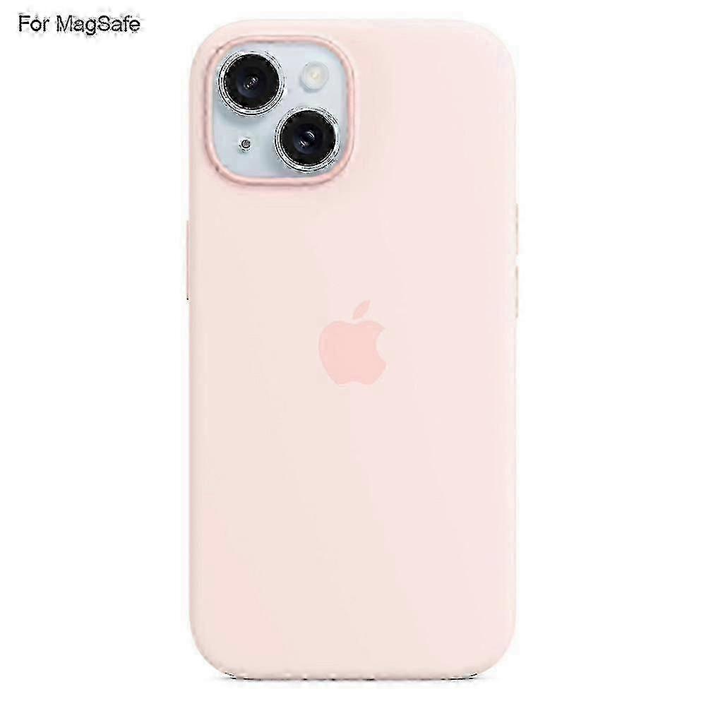 For iPhone 15 Liquid Silicone Case with MagSafe Compatibility and Induction Popover Technology for Enhanced Protection and Daily Use​