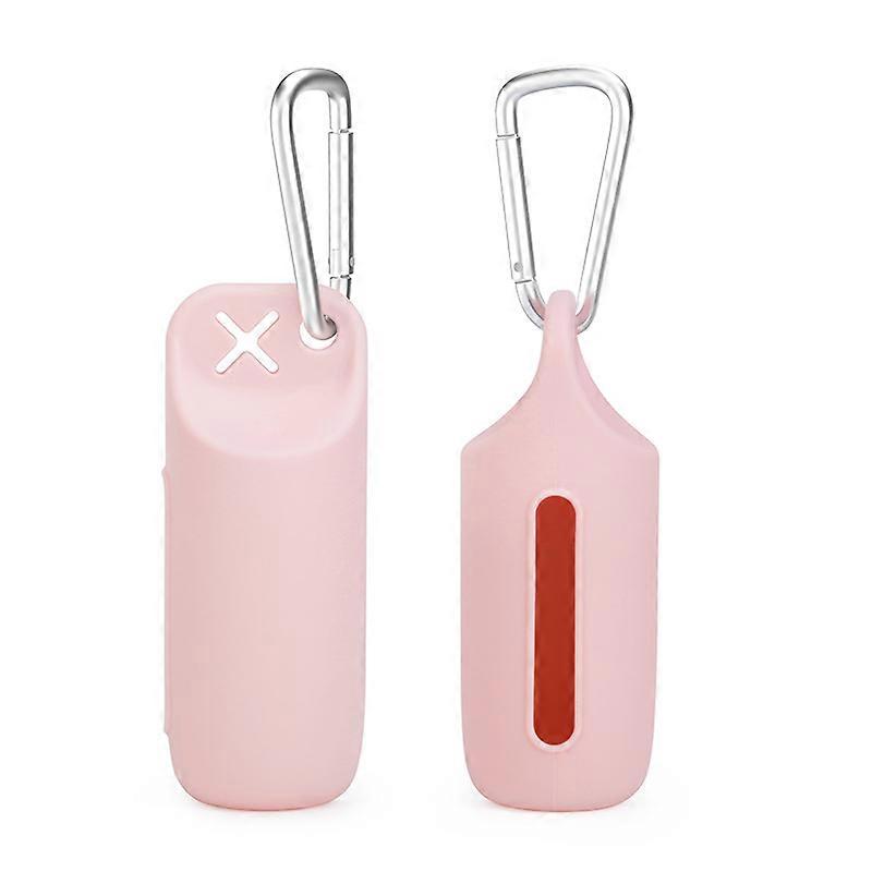 Portable Dog Poop Bag Case Toilet Bag Garbage Bin Sofe Silicone Pet Garbage Bag Dispenser Dog Poop Bag Storage Device With Hook