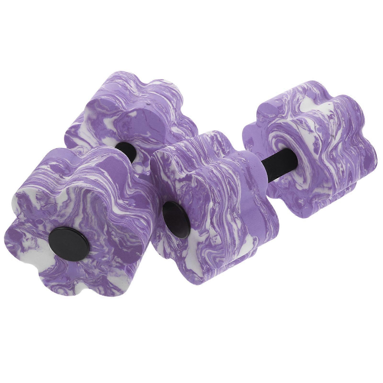 Pool Barbells Eva Dumbbell for Exercising 2Pcs Aerobic Weights