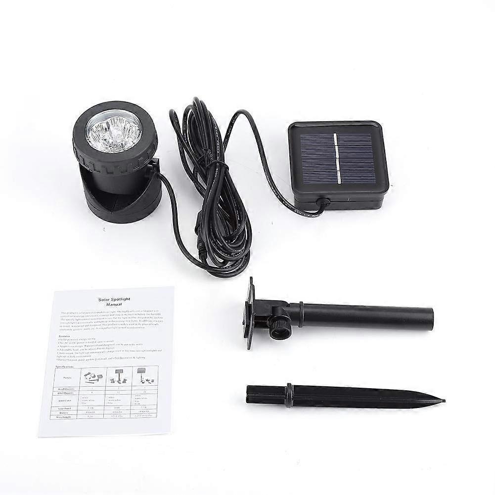 Solar Underwater Light, 6LED Spotlight for Garden Pond and Yard, EnergyEfficient Solar Powered, Auto Light Control
