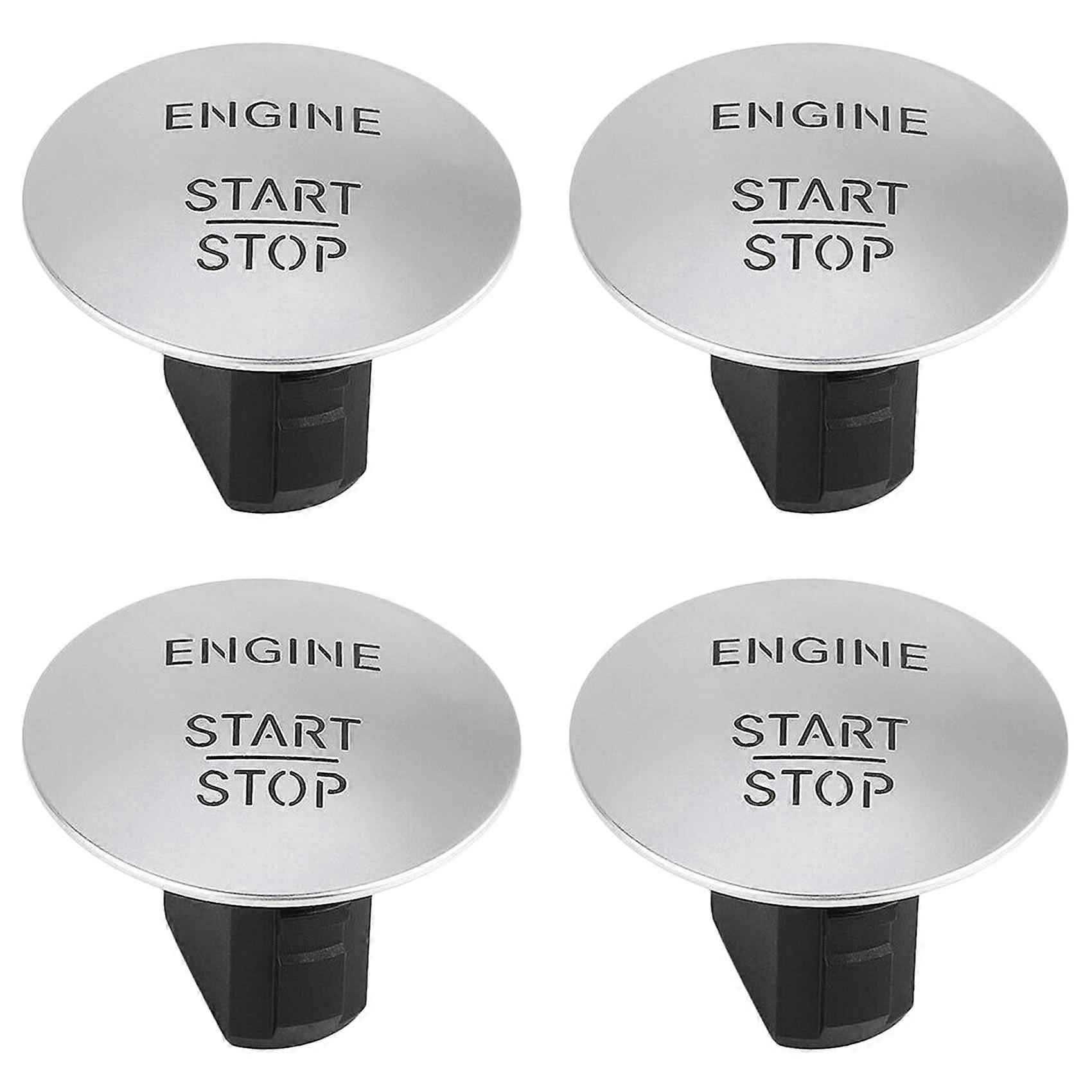4X for Mercedes-Benz Push to Start Button Keyless Go Engine Start Stop Push Button