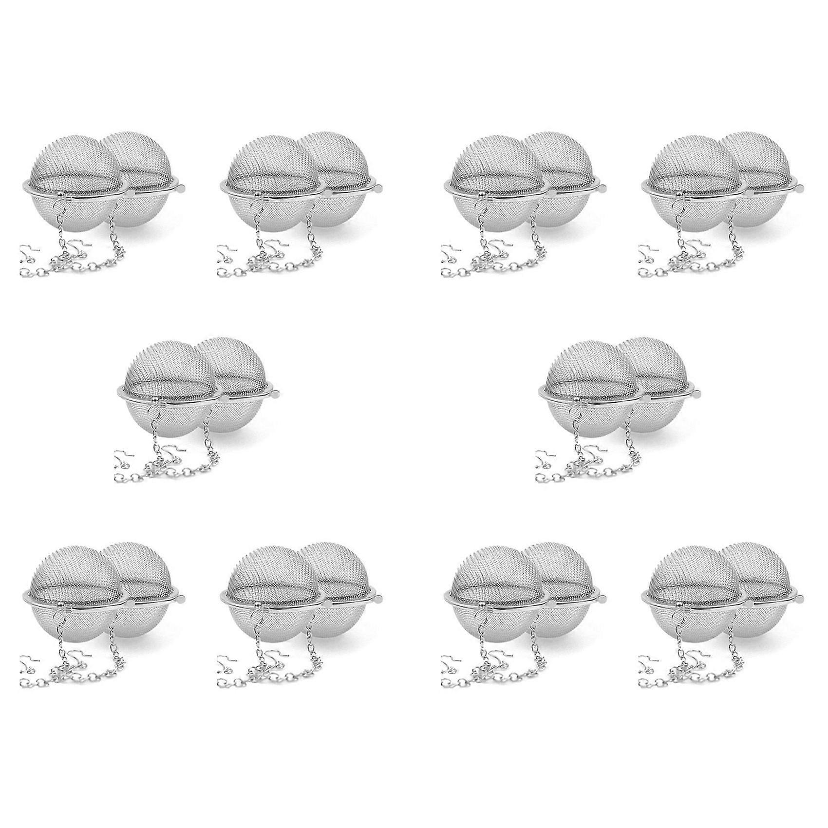 20PCS Practical Tea Ball, Tea Spices Infuser Filter