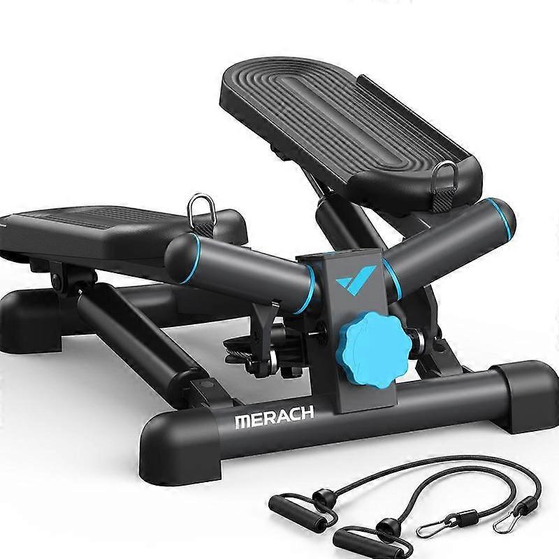 Merach Steppers for Exercise, Space-saving Stair Stepper with Resistance Bands, Mini Stepper for Home And Office Use with 330LBS Loading Cap