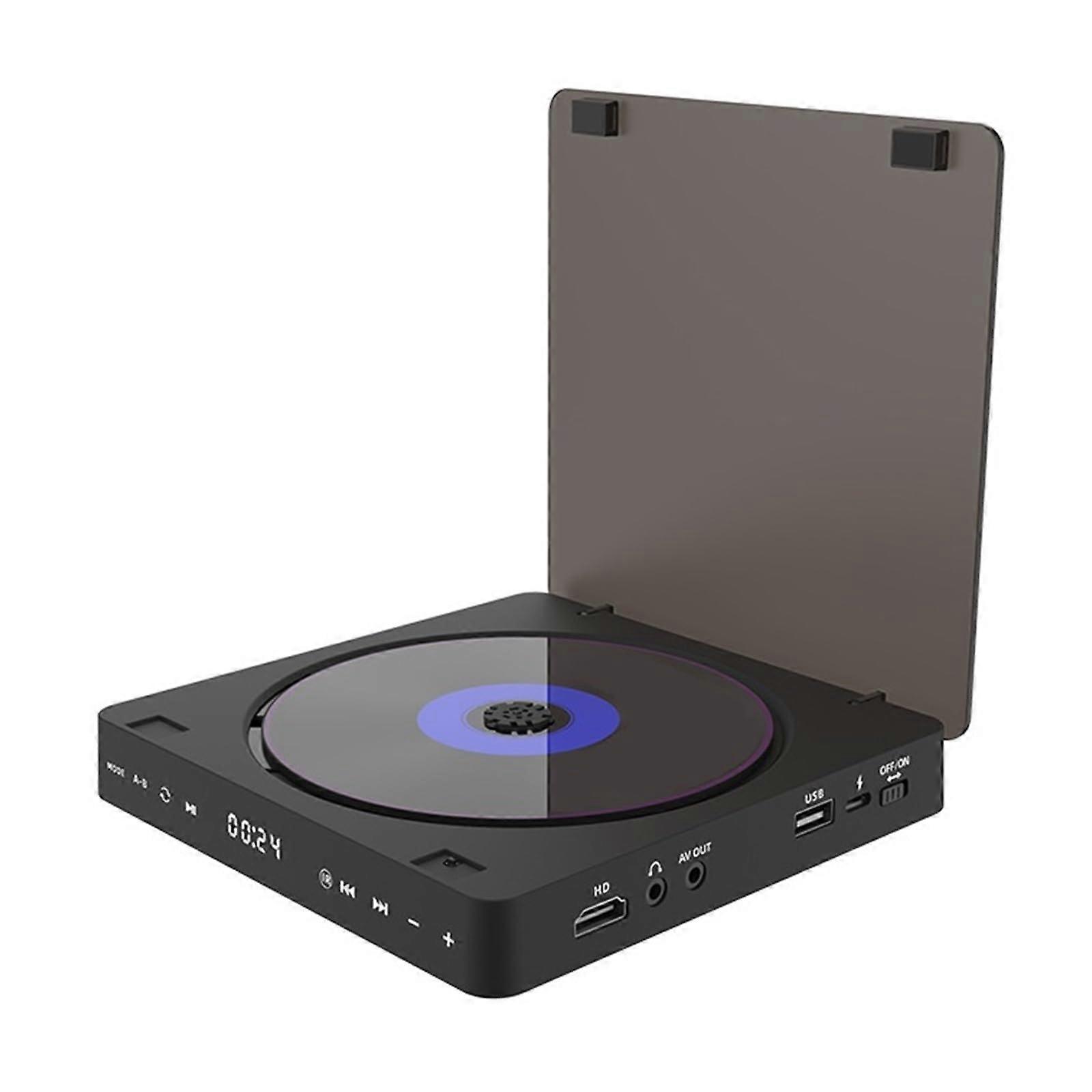 DVD Player HDMI 1080P Mini DVD CD Player For TV Home Use With Touch Sensor HDMI AV Cable And Controller Included