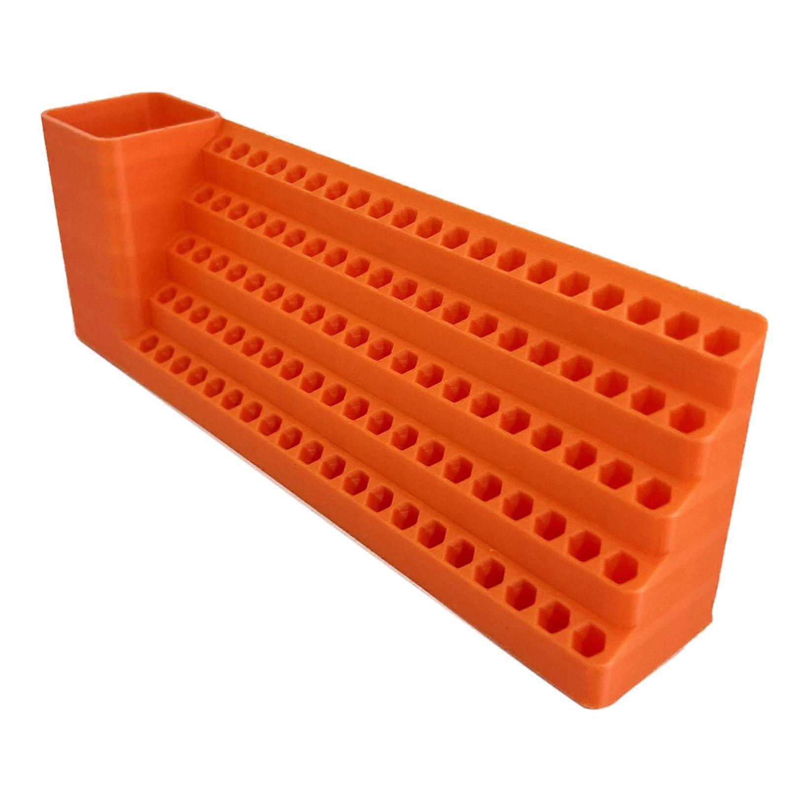 Screwdriver Bit Holder 100 Hole Drill Bit Organizer Modular Storage Box for Power Tools