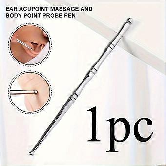 1pcs Face Care Tool Point Probe Pen Massager For Face Facial Reflexology Massage Tool Retractable Acupuncture Pen