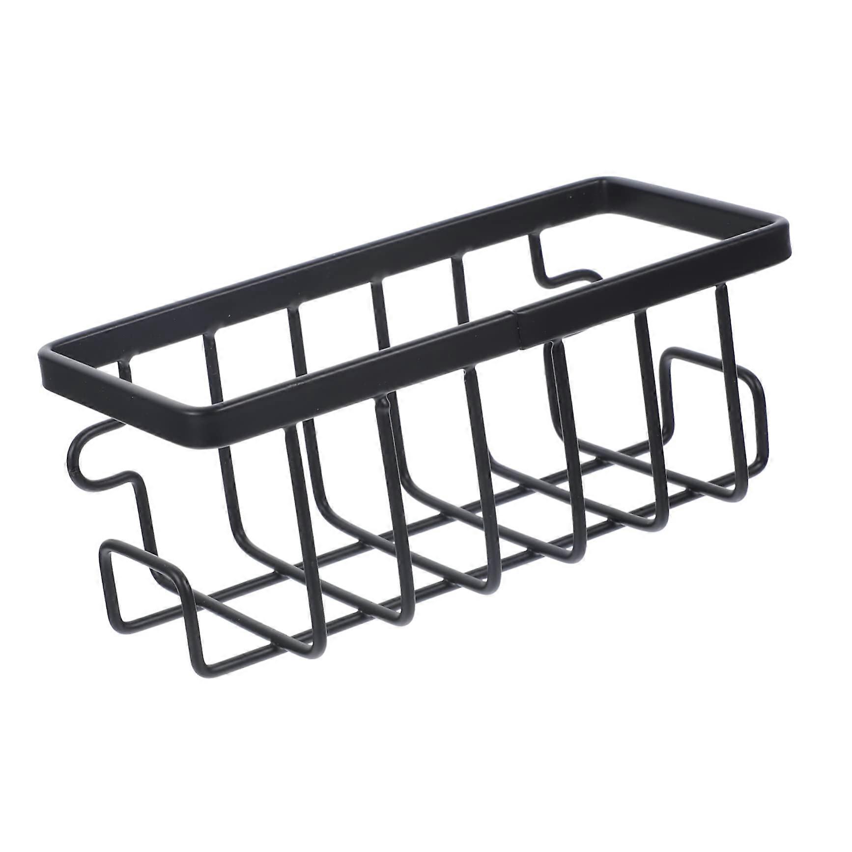 Sponge Holder with Stable Suction Mount, Quick Drain Kitchen Sink Organizer for Sponge and Cloth