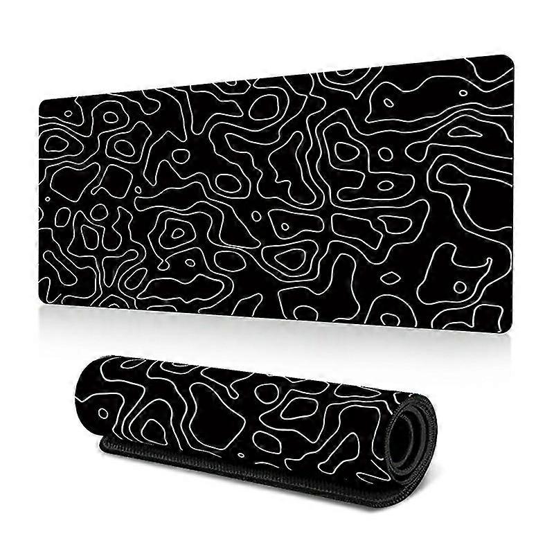 300x600x3mm Abstract Pattern Rubber Mouse Pad Non-Slip Large Mouse Mat
