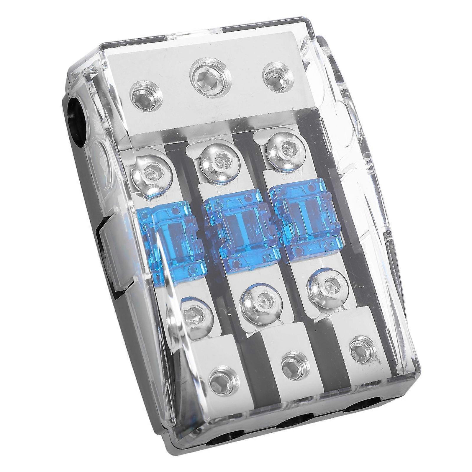 3 Way Power Distribution Block for Car Audio Electrical Protection
