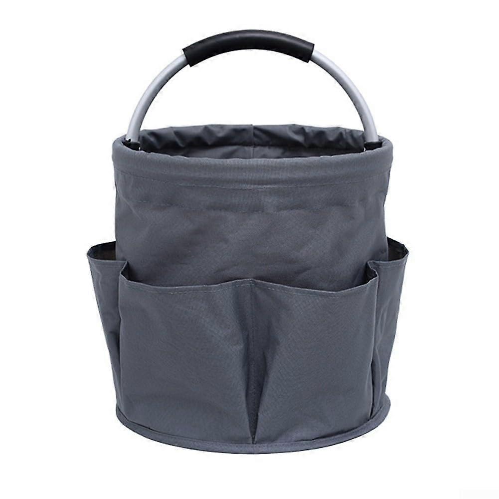 Foldable Picnic Basket for Beach and Outdoor with Sturdy Structure and Compact Storage Green