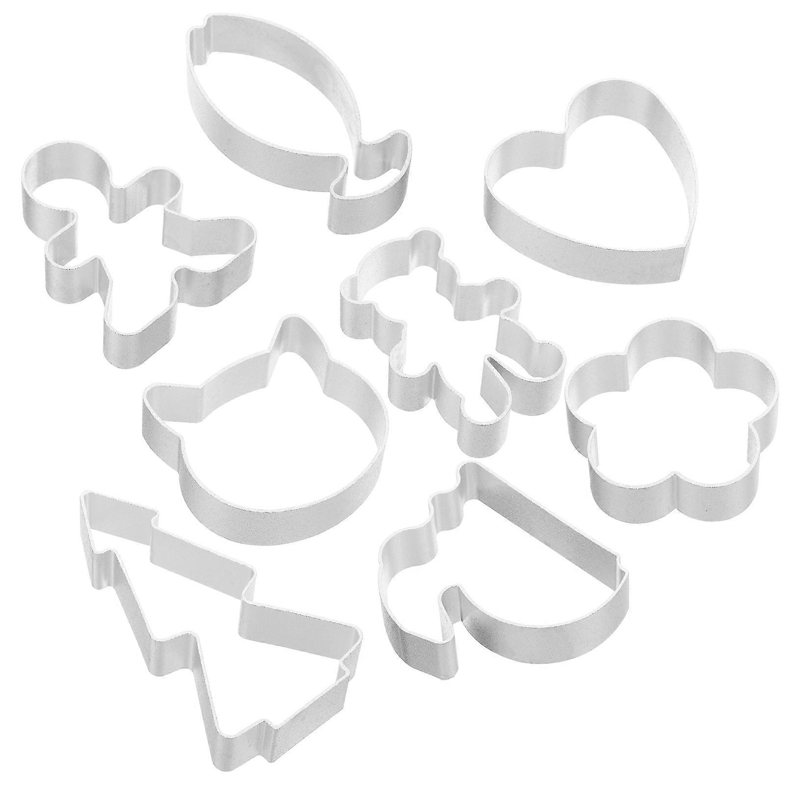 DIY Cookie Cutter Stainless Steel Mold 8Pcs for Creative Baking Projects