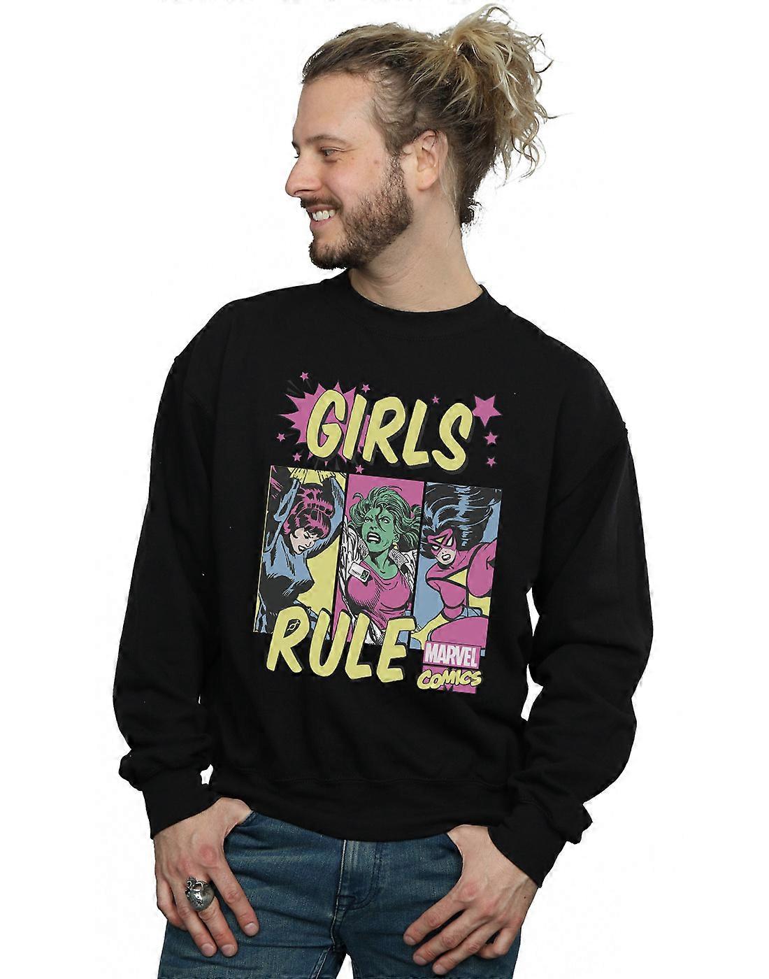 Marvel Comics mäns flickor regel Sweatshirt
