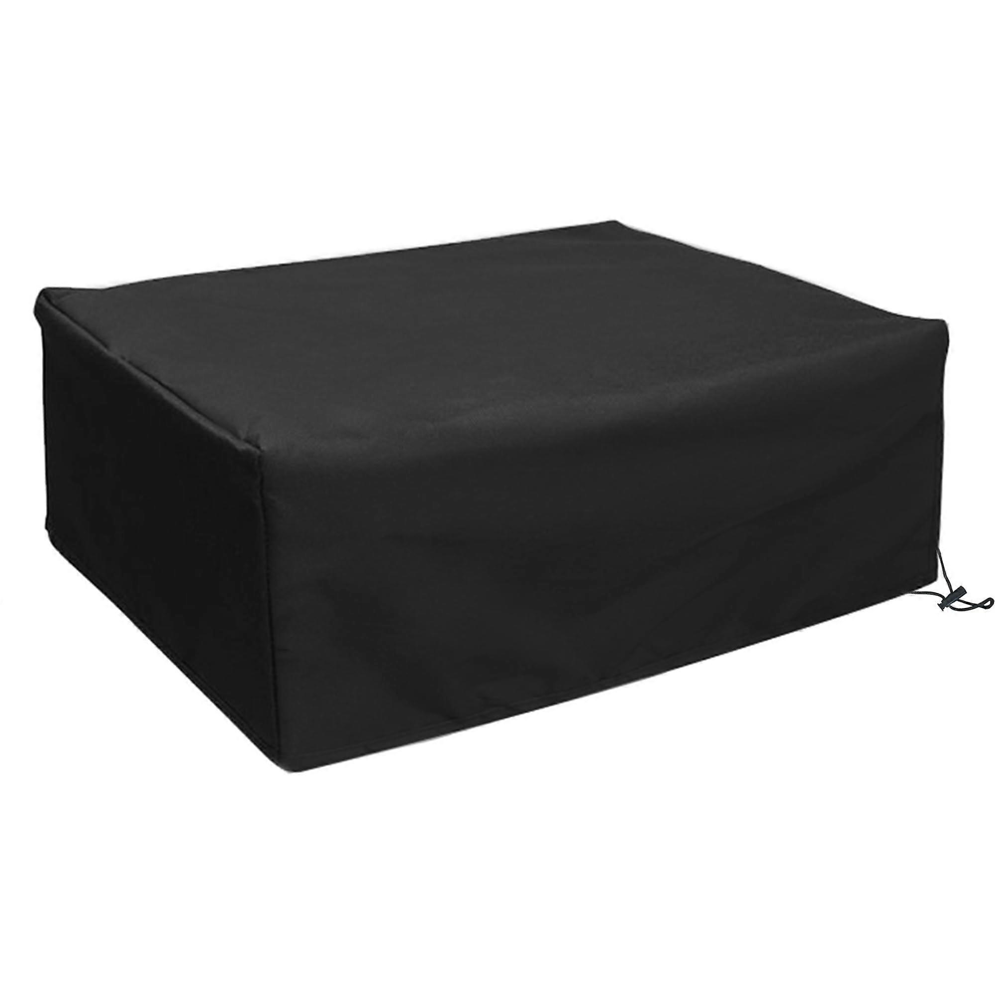 Universal Turntable Dust Cover Heavy Duty Protection for Record Players Adjustable Fit Black