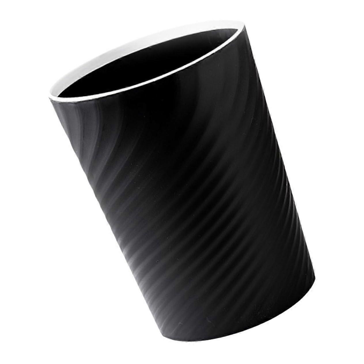 Small Plastic Trash Can with Bag Retention Ring for Bathroom Kitchen Office Durable Wastebasket