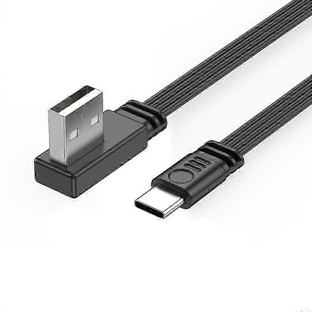 USB C Charging Cable 2A Fast Charge 480Mbps Data Transfer 90 Right Angle 30100cm