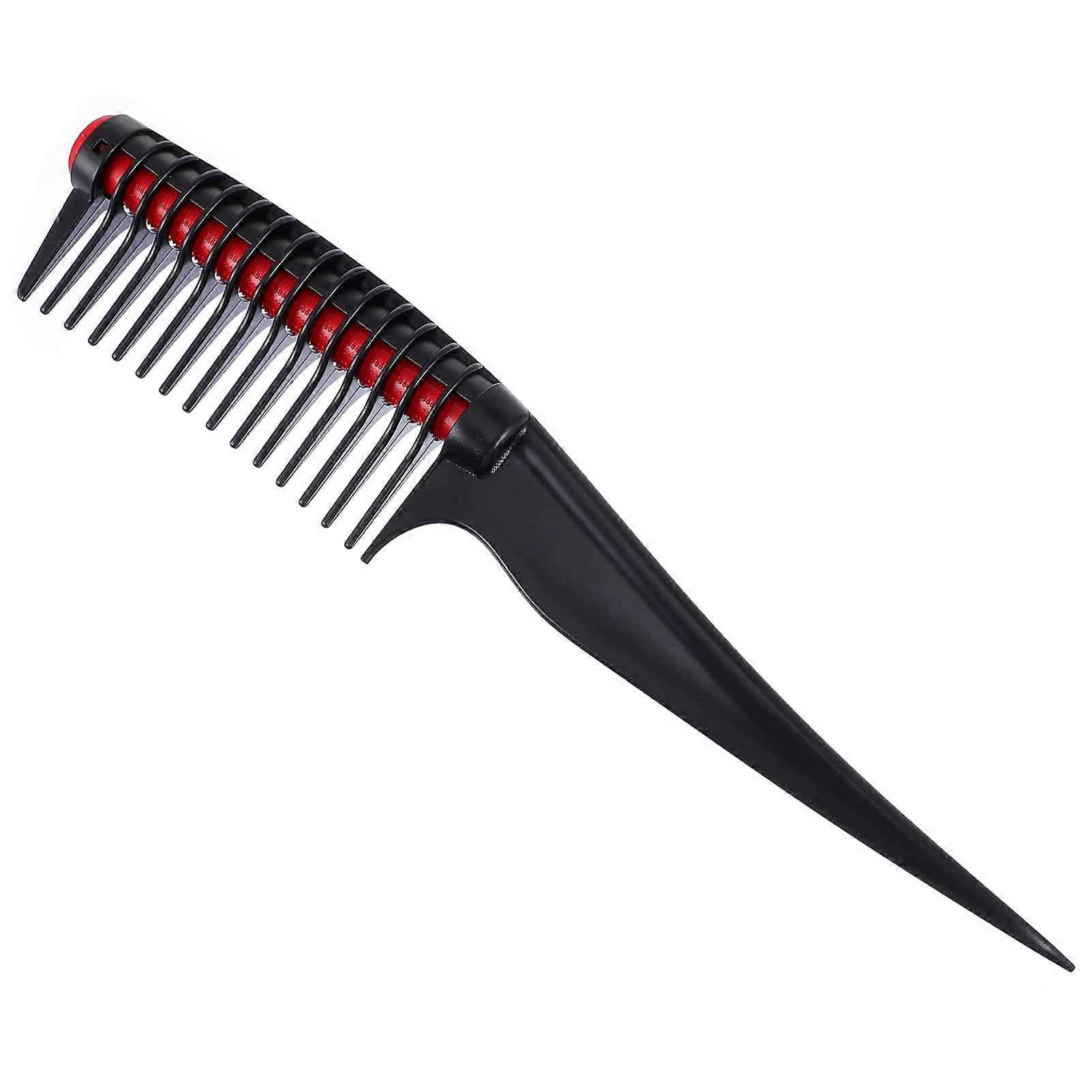 Hair Dye Comb with WideTooth Roller and Pointed Tail for Even Color and Precise Sectioning