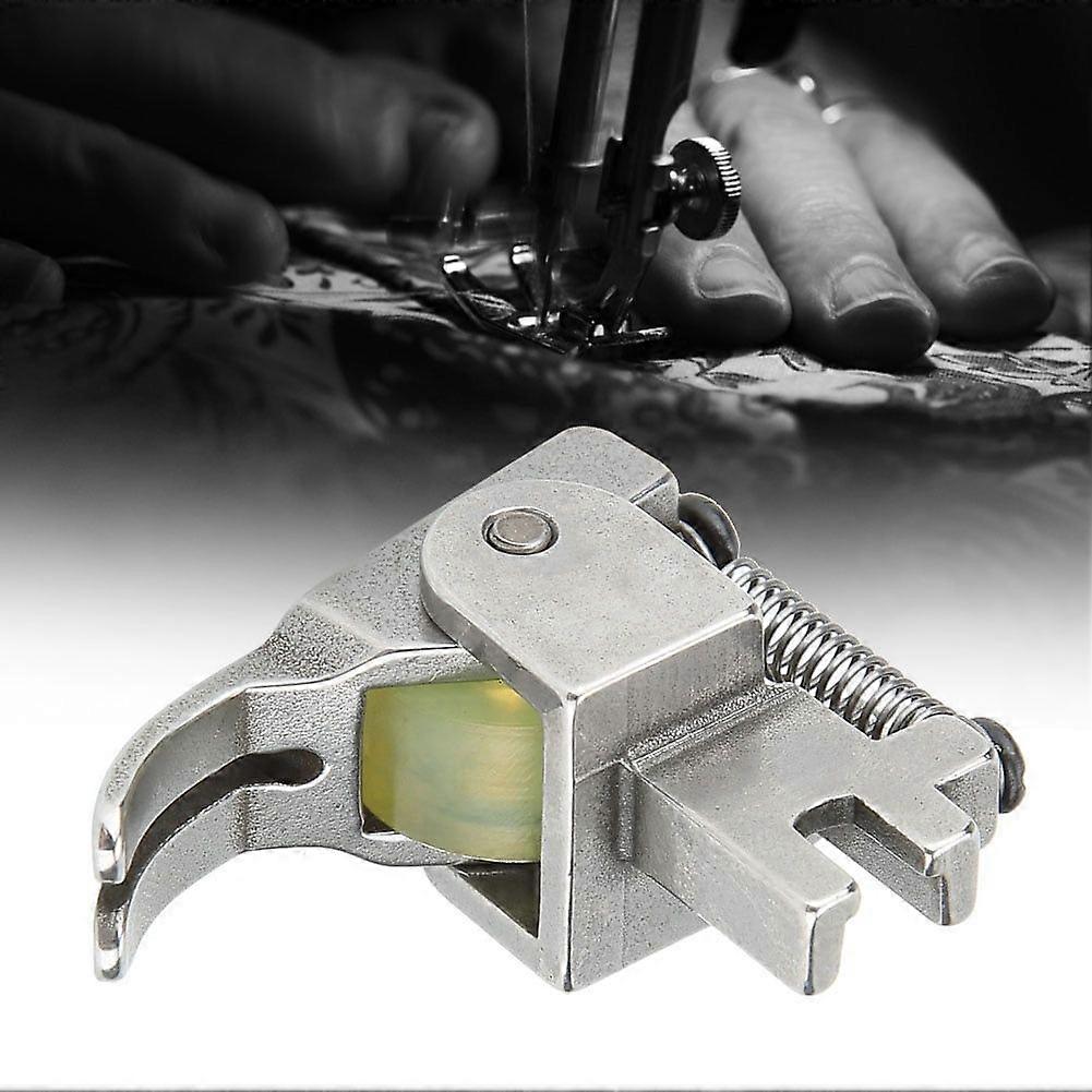 Adjustable Pressure Flat Sewing Machine Presser Roller Press Foot Accessories for Thick Ma