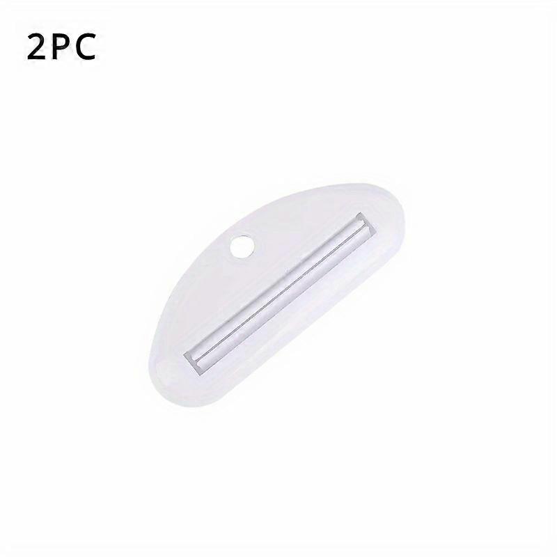 2pcs Easy-Squeeze Toothpaste Dispenser Clips - Multifunctional, Waste-Reducing Bathroom Accessory for Toothpaste