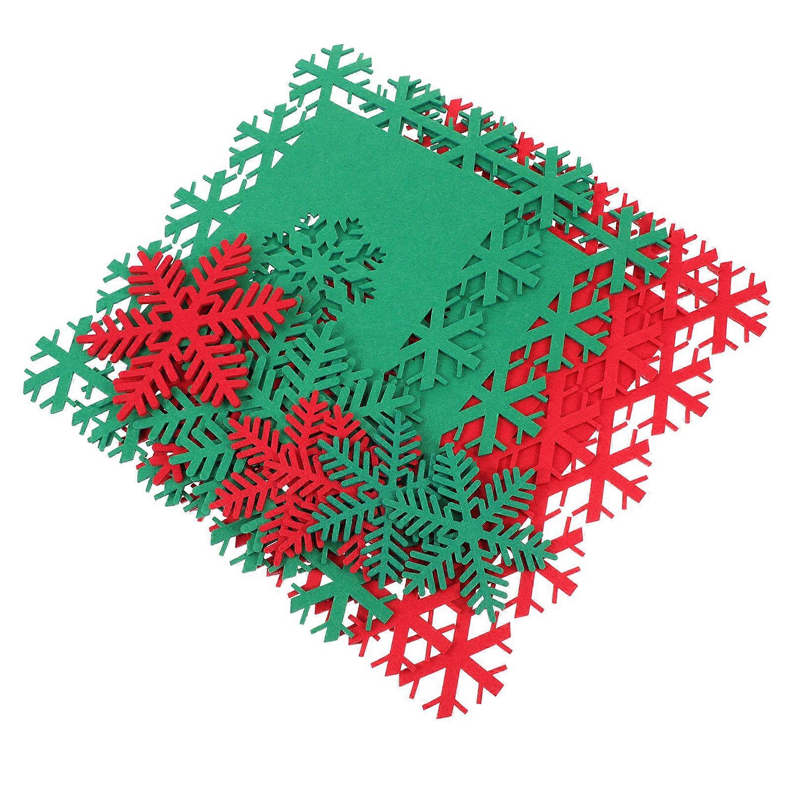 Assorted Color Felt Table Protection Pads for Christmas 12Pcs Set