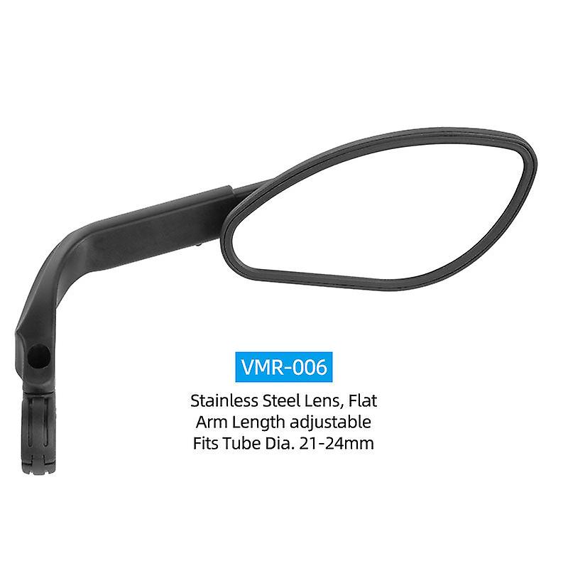 Bicycle Rear View Mirror 360 Rotation Angle Adjustable Optional Stainless Steel Or Acrylic Lens Length Adjustable Reflector