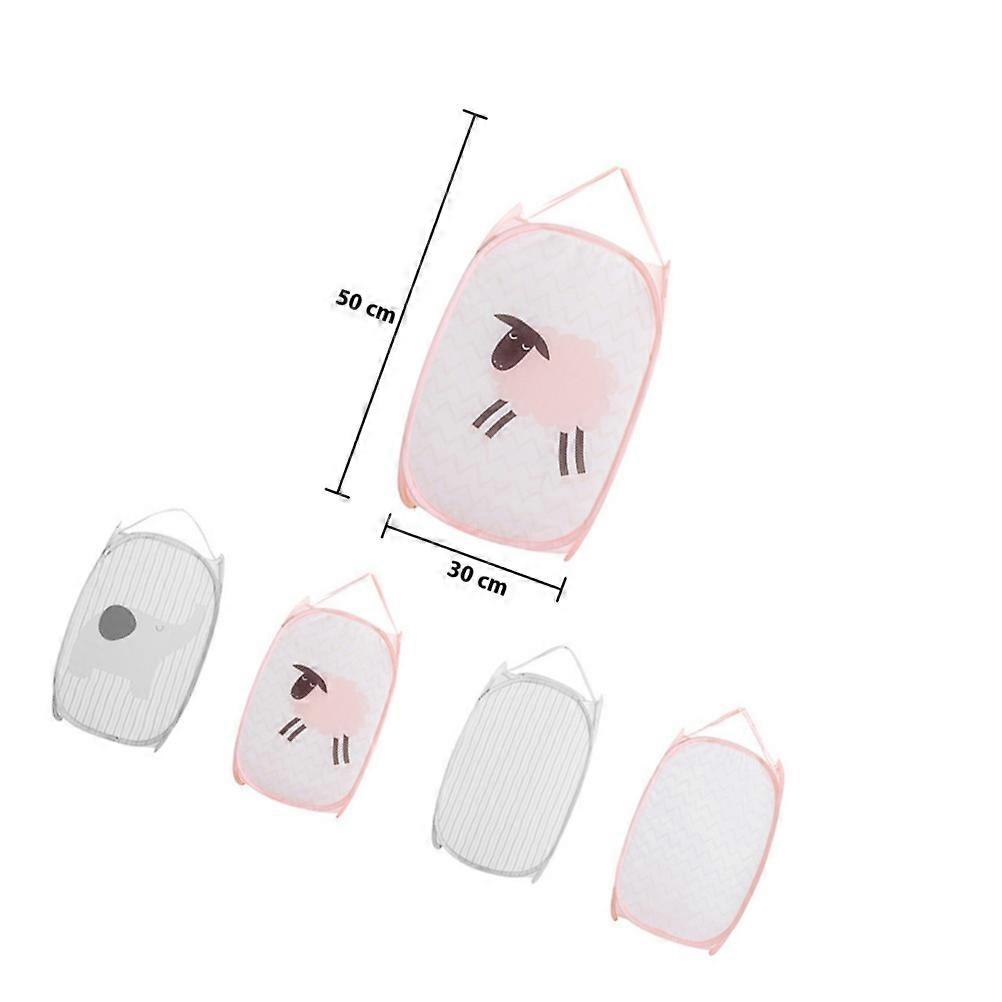 Laundry Basket Foldable for Storing Clothes with 2Pcs Assorted Color