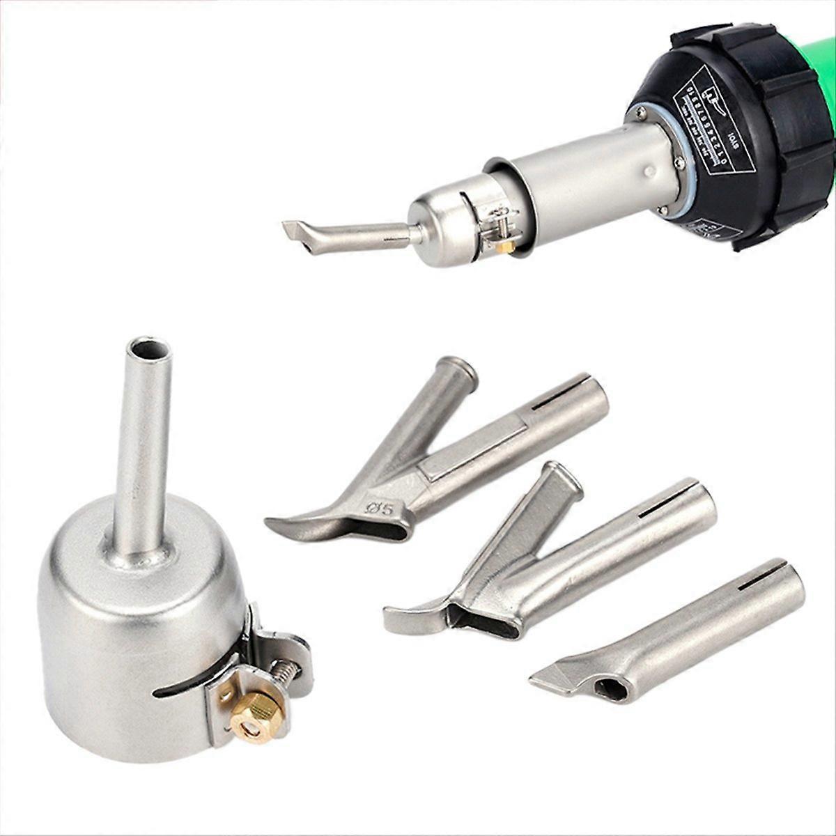 4Pc Triangle Speed Welding Nozzle for Vinyl Plastic Polythene