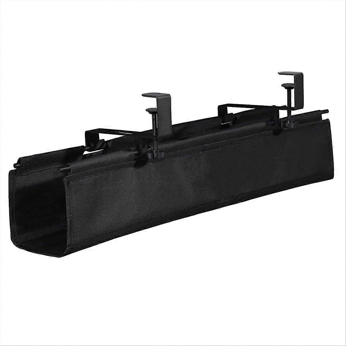 Under Desk Cable Management Tray-Clamp on Wire and Cable Organizer