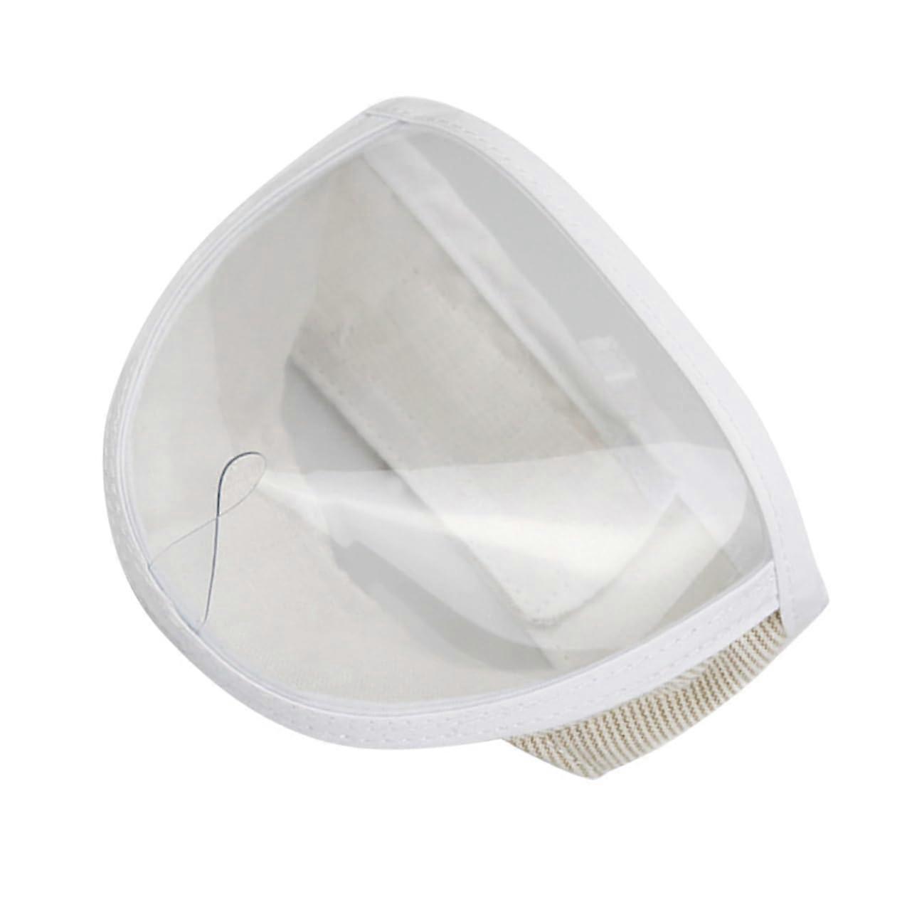 Cat Grooming Muzzle with Breathable Transparent Design, Comfortable Cat Bathing Mask for Bite Prevention