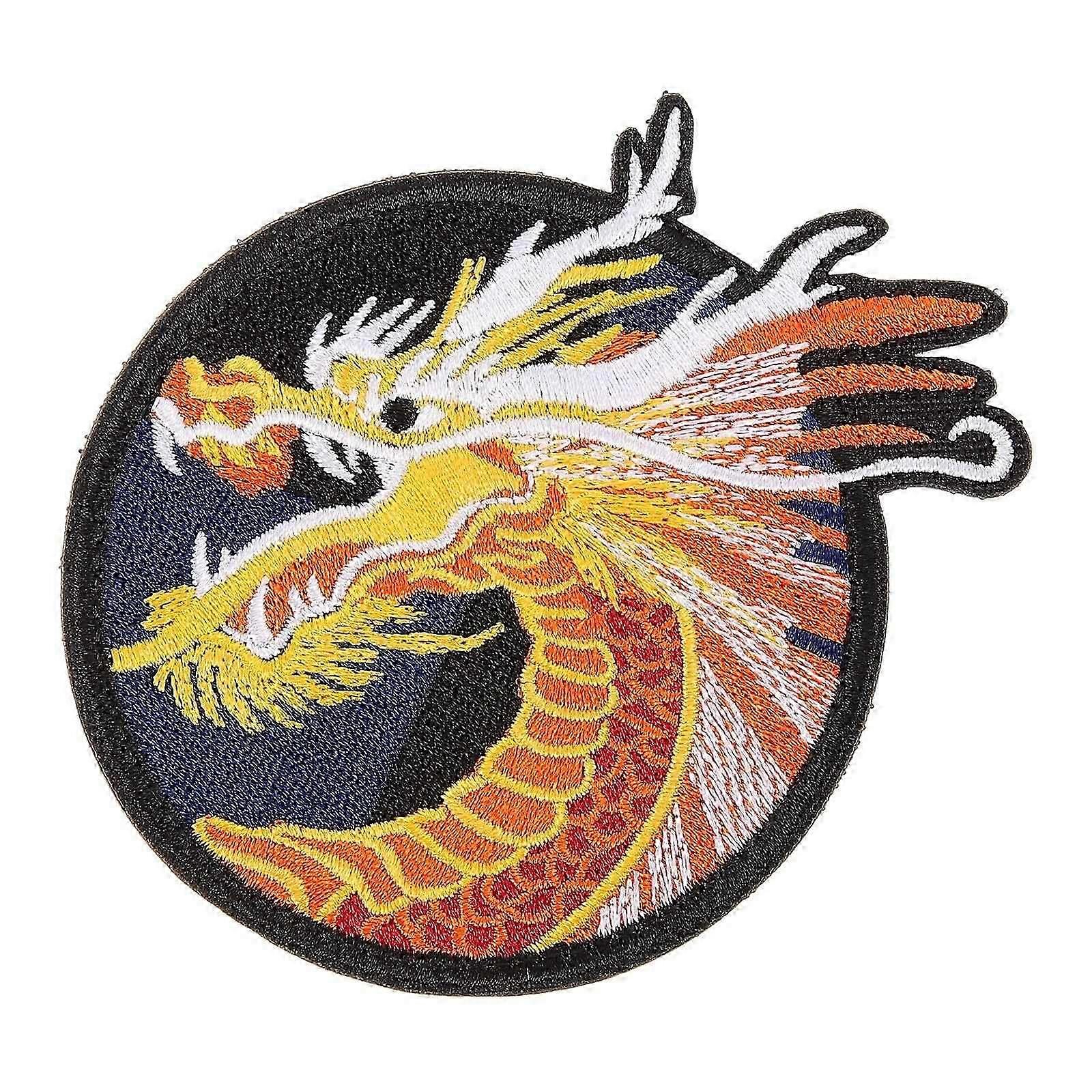 Cute Dragon Embroidered Applique Patch Lovely Cartoon Decorative Patch