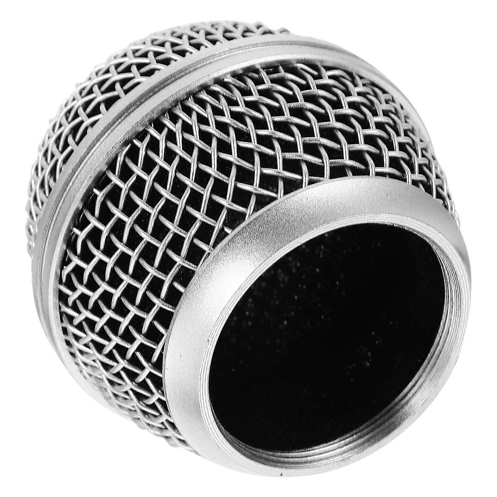 Metal Microphone Replacement Grille Windshield Cover for Mic