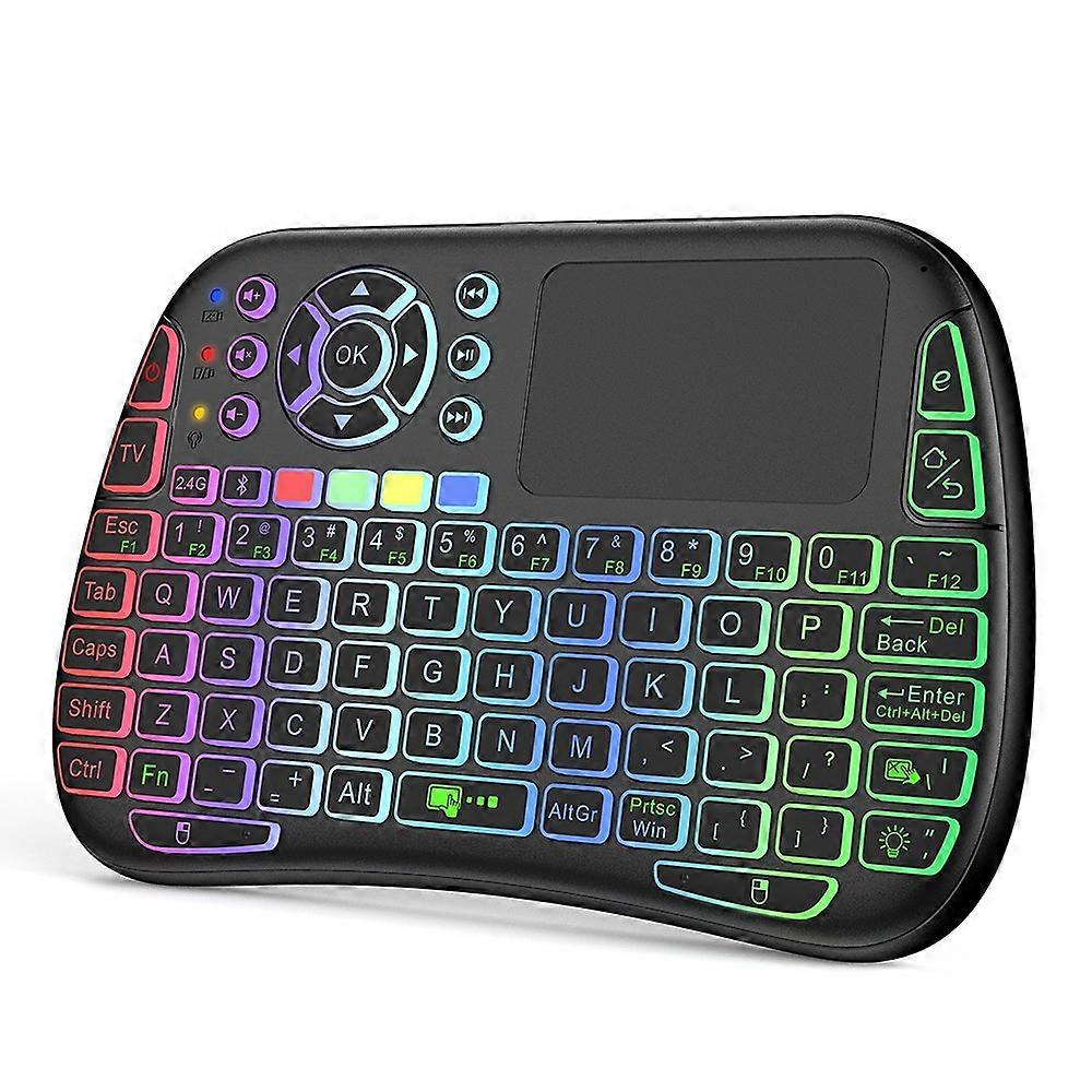 M9 RC Mouse Keyboard Combo with IR Learning Function Mini Wireless Keyboard Support Touchpad Voice