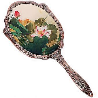 Portable Handheld Mirror Portable Hand Mirror Vintage Mirror For Ladies Women