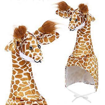 Disfraz de actuación Sombreros en forma de jirafa Animal interactivo para padres e hijos