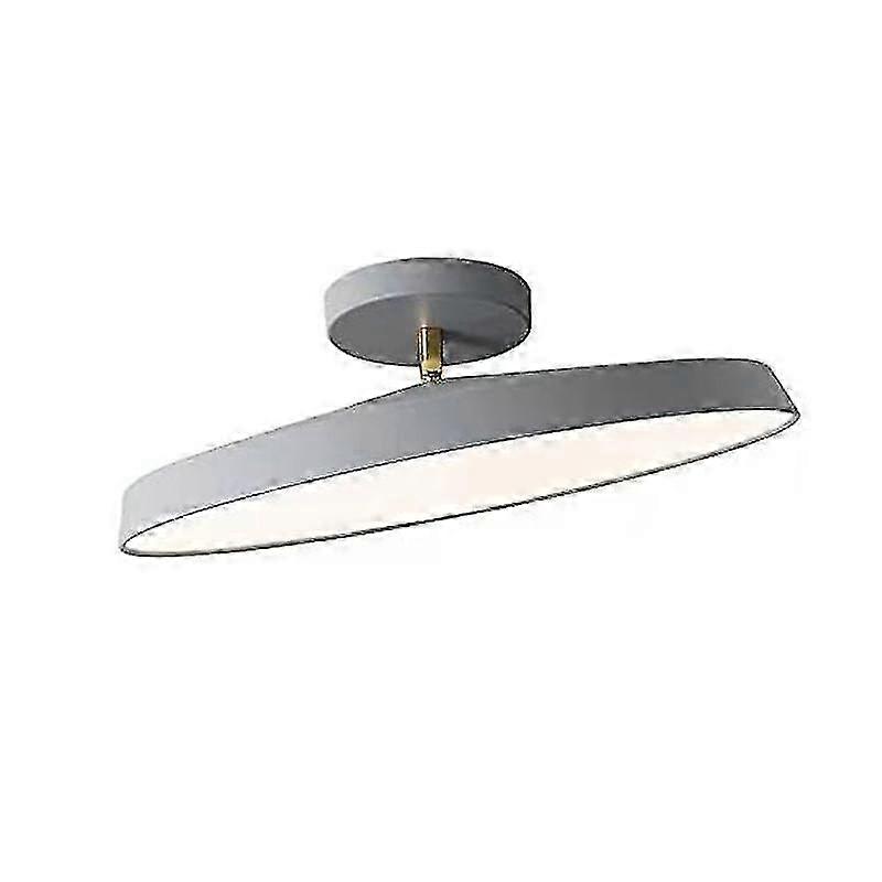 Rotatable Creative Circle Flush Mount Ceiling Lamp with Adjustable Three Color Temperatures