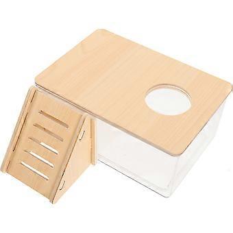 Transparente Hamster-Sandbadebox aus Acryl für das Badezimmer